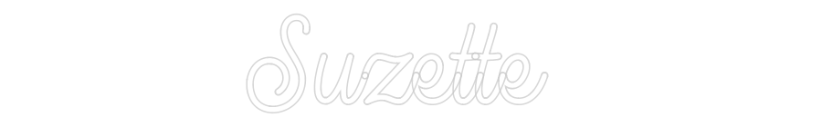 TON NÉON SUR-MESURE : Suzette