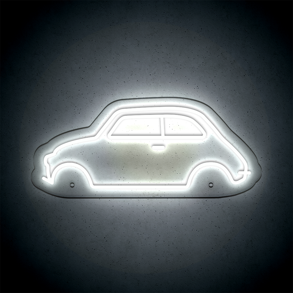 Néon LED mural - FIAT 500