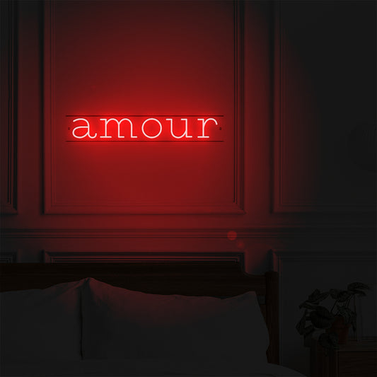 Néon LED mural – AMOUR