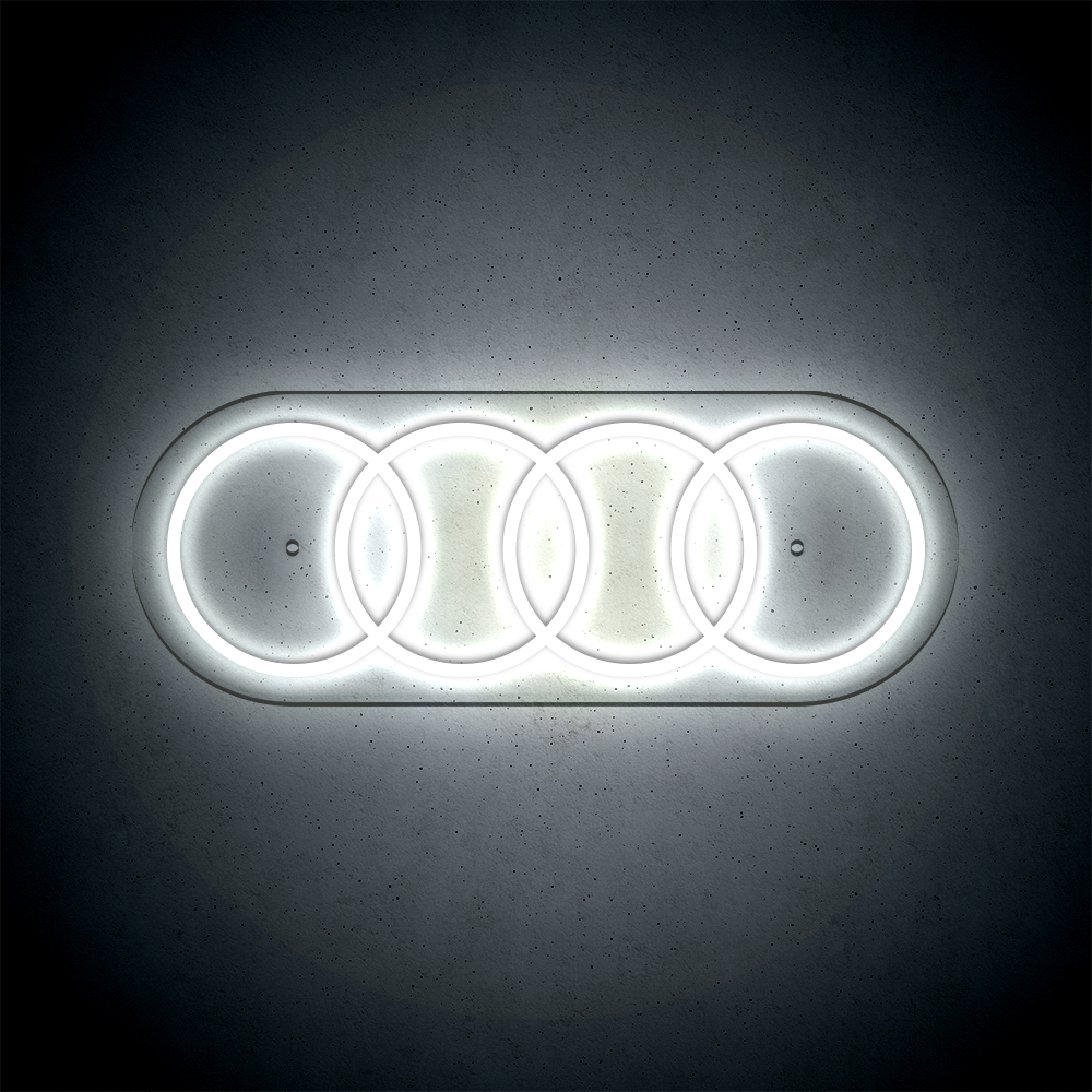 Néon LED mural - AUDI