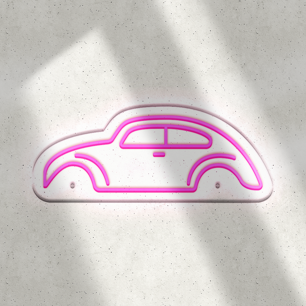 Néon LED mural - VOLKSWAGEN Coccinelle "Cox"