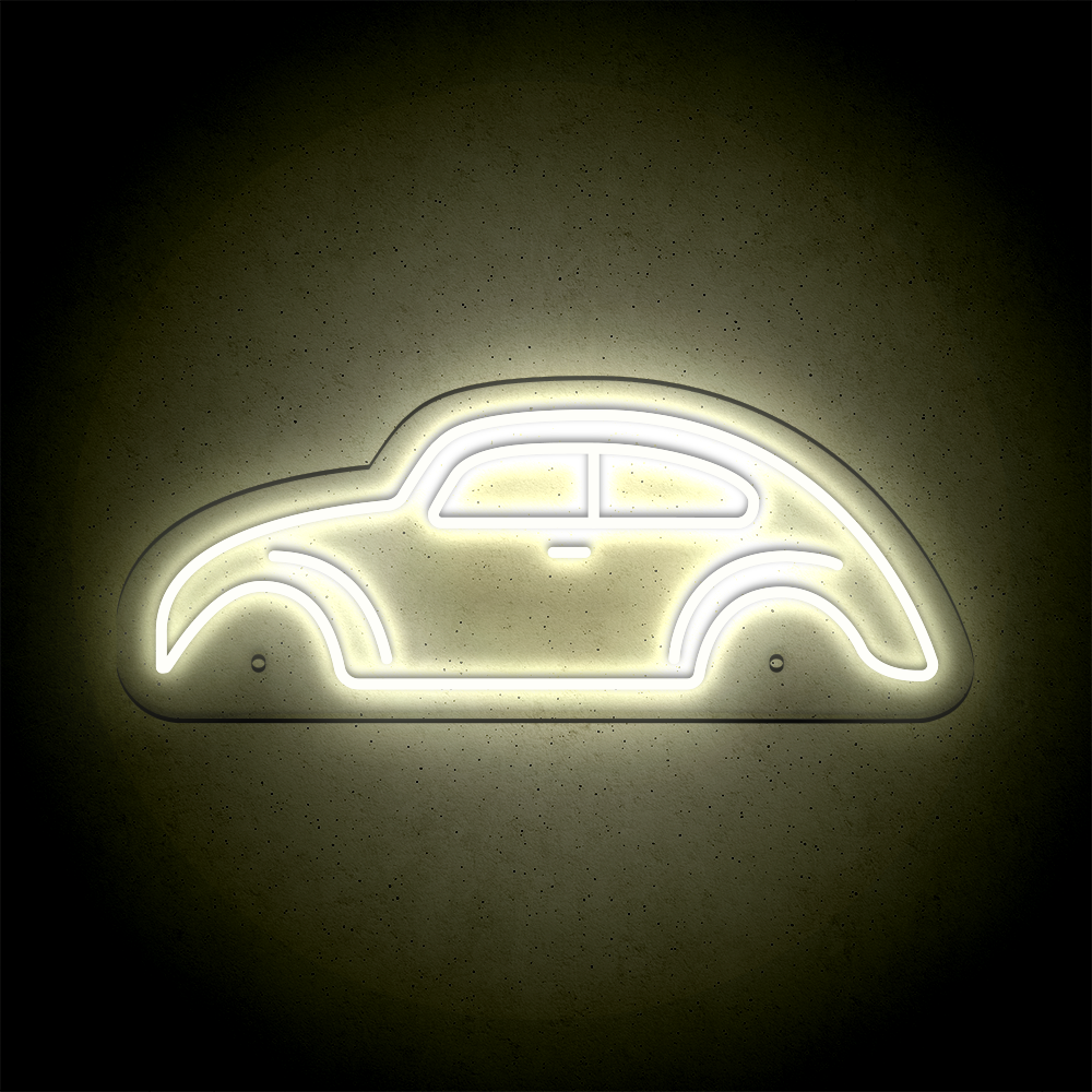 Néon LED mural - VOLKSWAGEN Coccinelle "Cox"