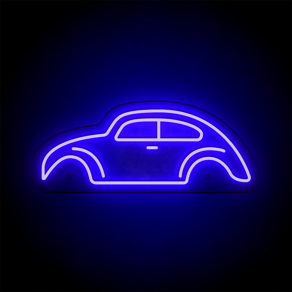 Néon LED mural - VOLKSWAGEN Coccinelle "Cox"
