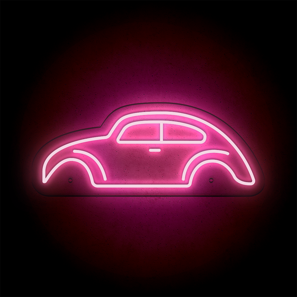 Néon LED mural - VOLKSWAGEN Coccinelle "Cox"