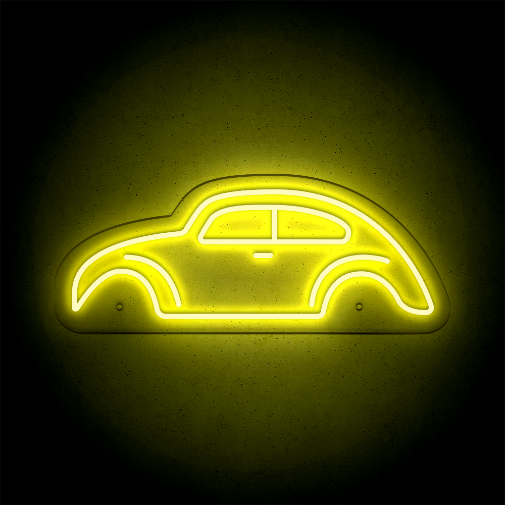 Néon LED mural - VOLKSWAGEN Coccinelle "Cox"