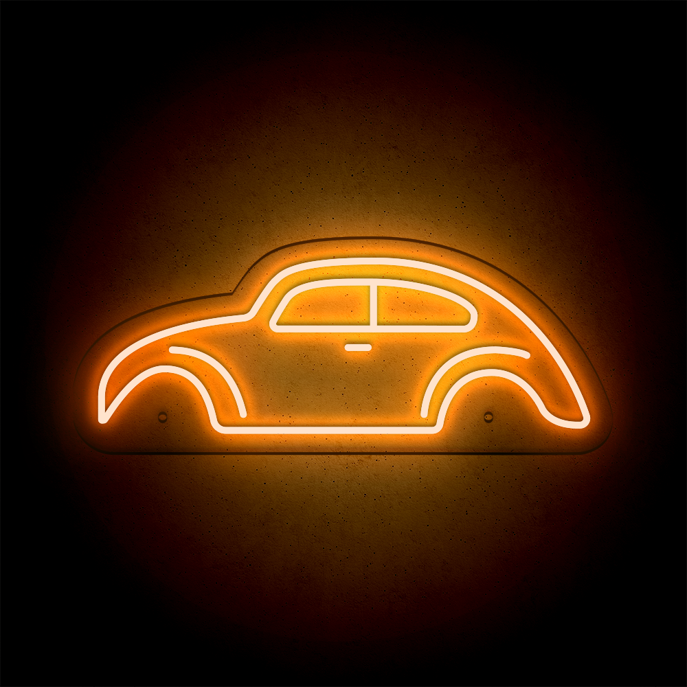 Néon LED mural - VOLKSWAGEN Coccinelle "Cox"