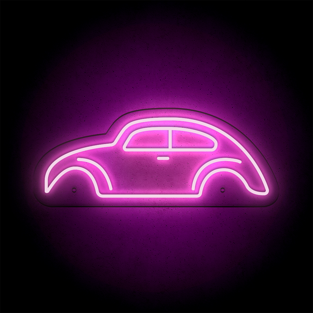 Néon LED mural - VOLKSWAGEN Coccinelle "Cox"