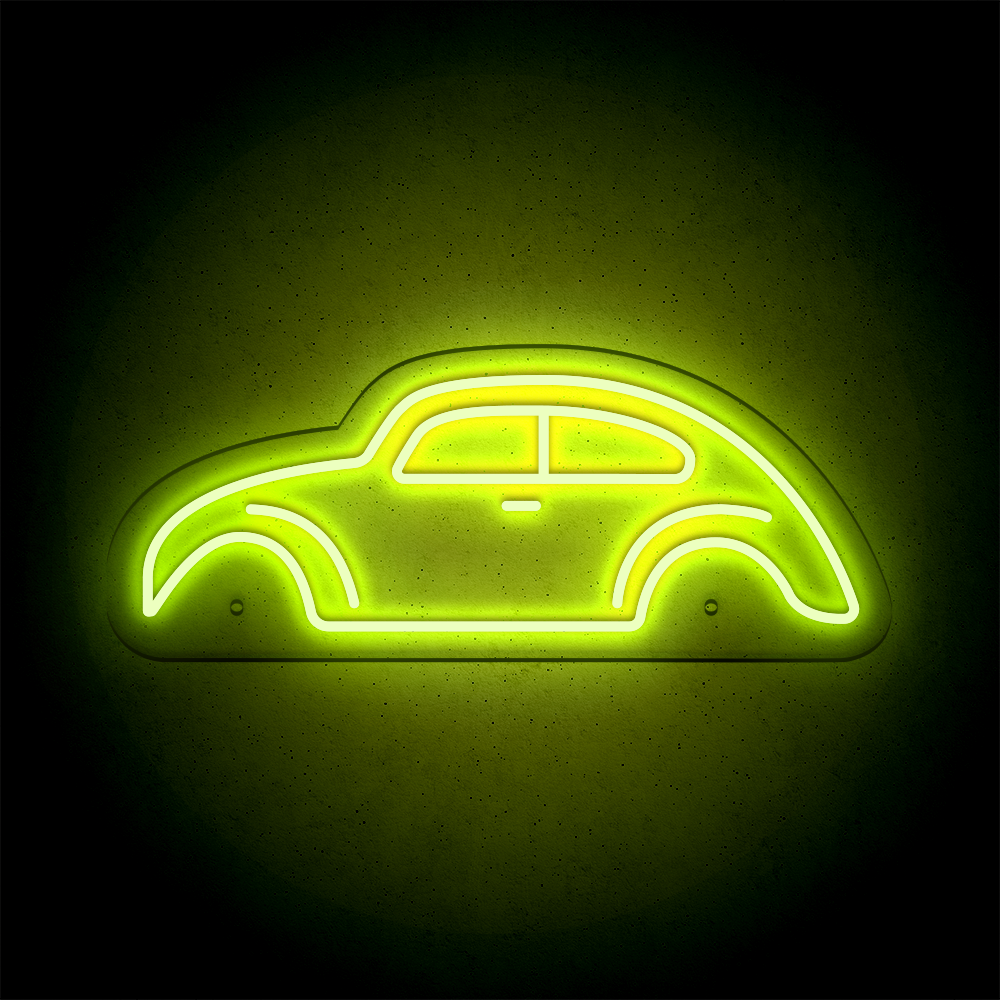 Néon LED mural - VOLKSWAGEN Coccinelle "Cox"