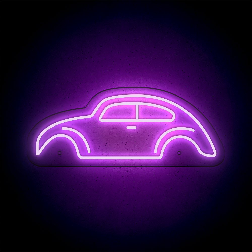 Néon LED mural - VOLKSWAGEN Coccinelle "Cox"
