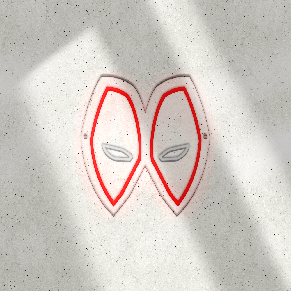 Néon LED mural - DEADPOOL