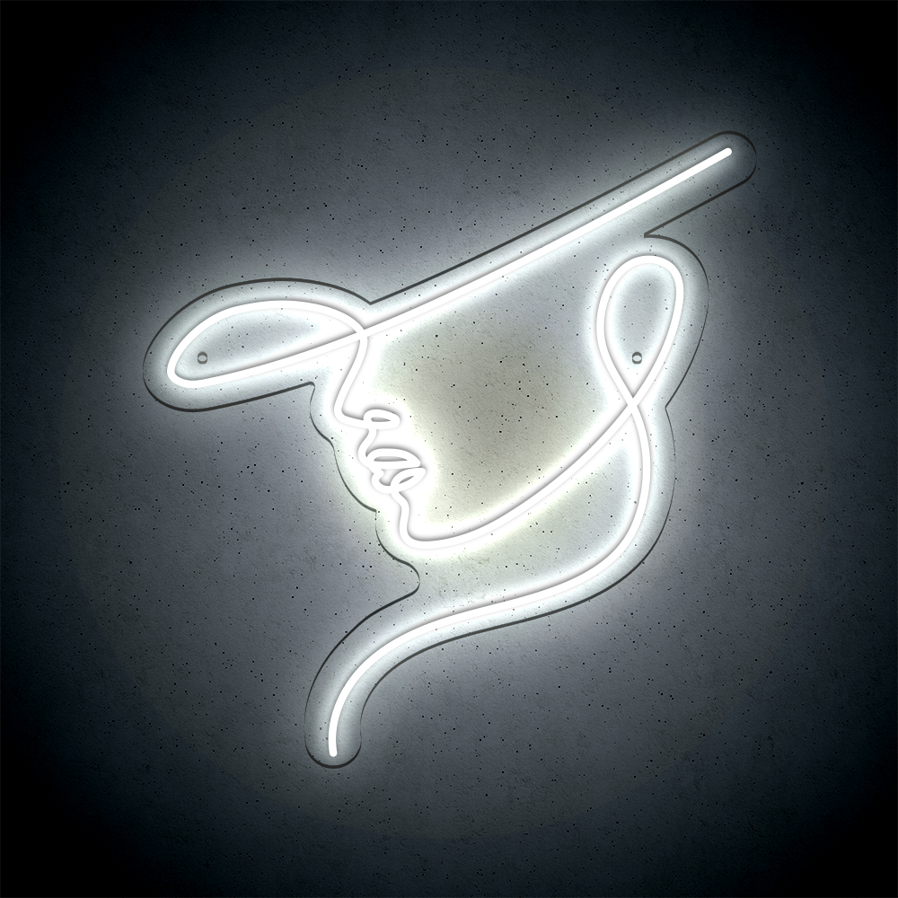 Néon LED mural - LADY