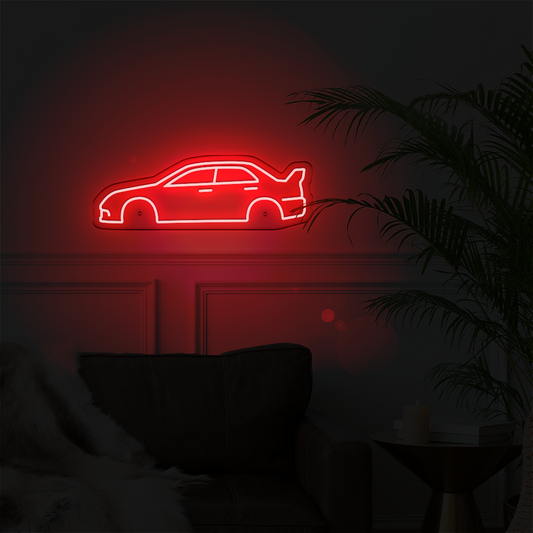 Néon LED mural - MITSUBISHI EVO 9