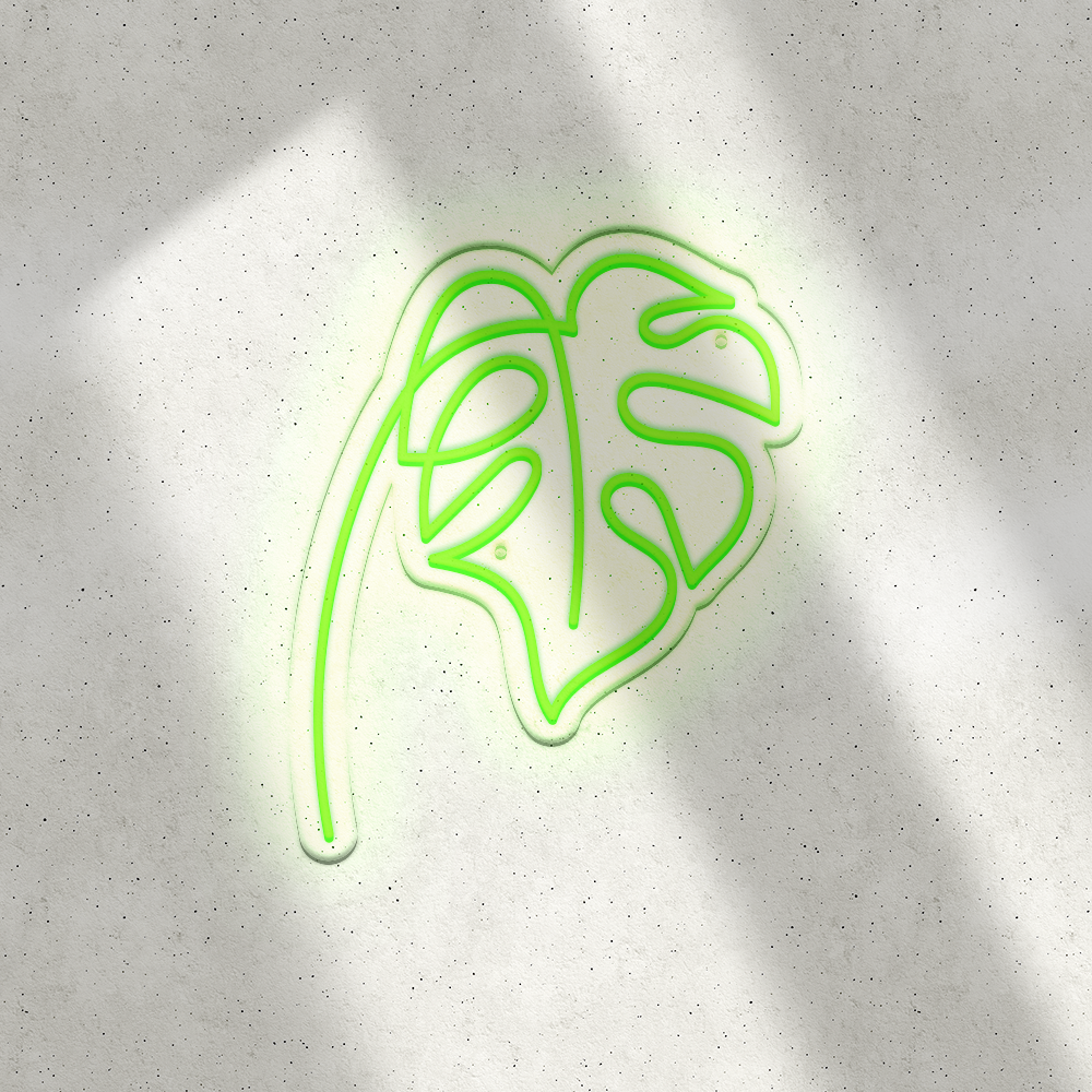 Néon LED mural - MONSTERA