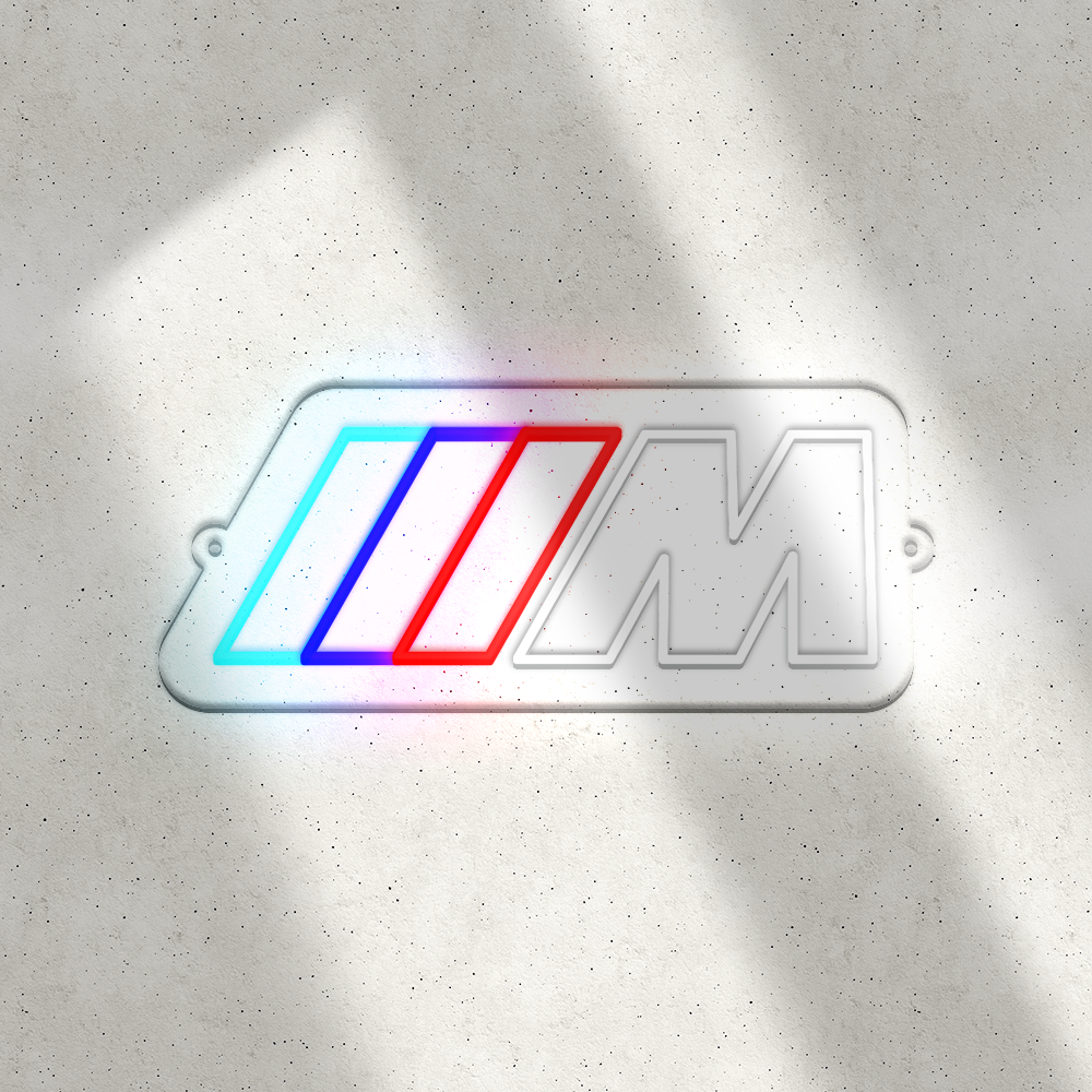 Néon LED mural - BMW M Power