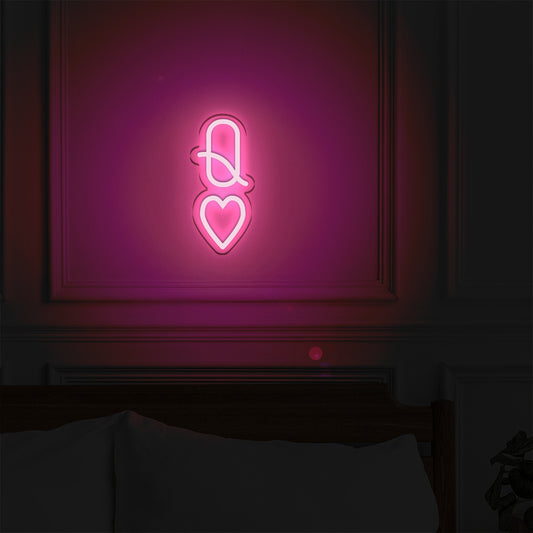 Néon LED mural – QUEEN