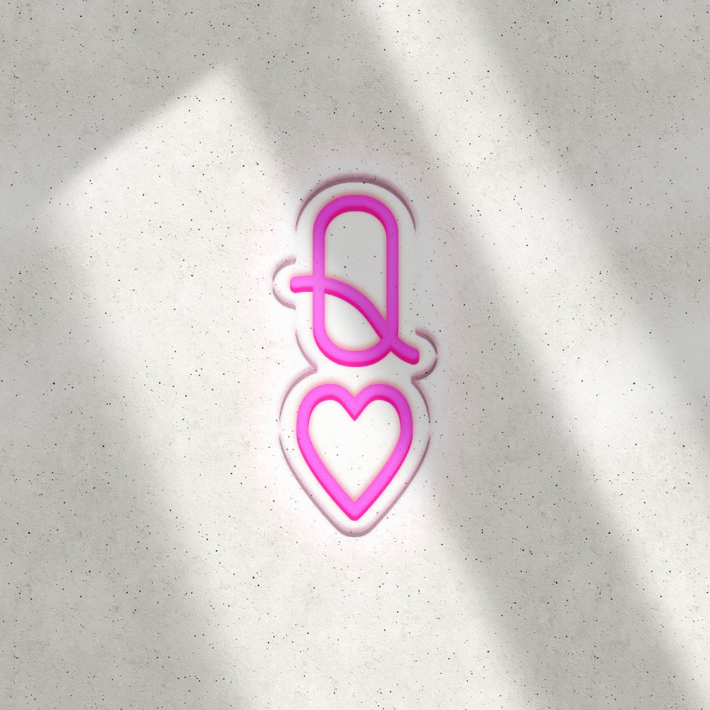 Néon LED mural – QUEEN