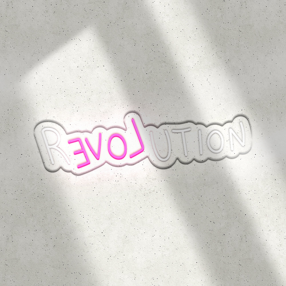 Néon LED mural – REVOLUTION