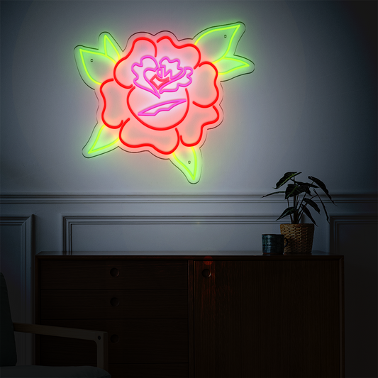 Néon LED mural – ROSE