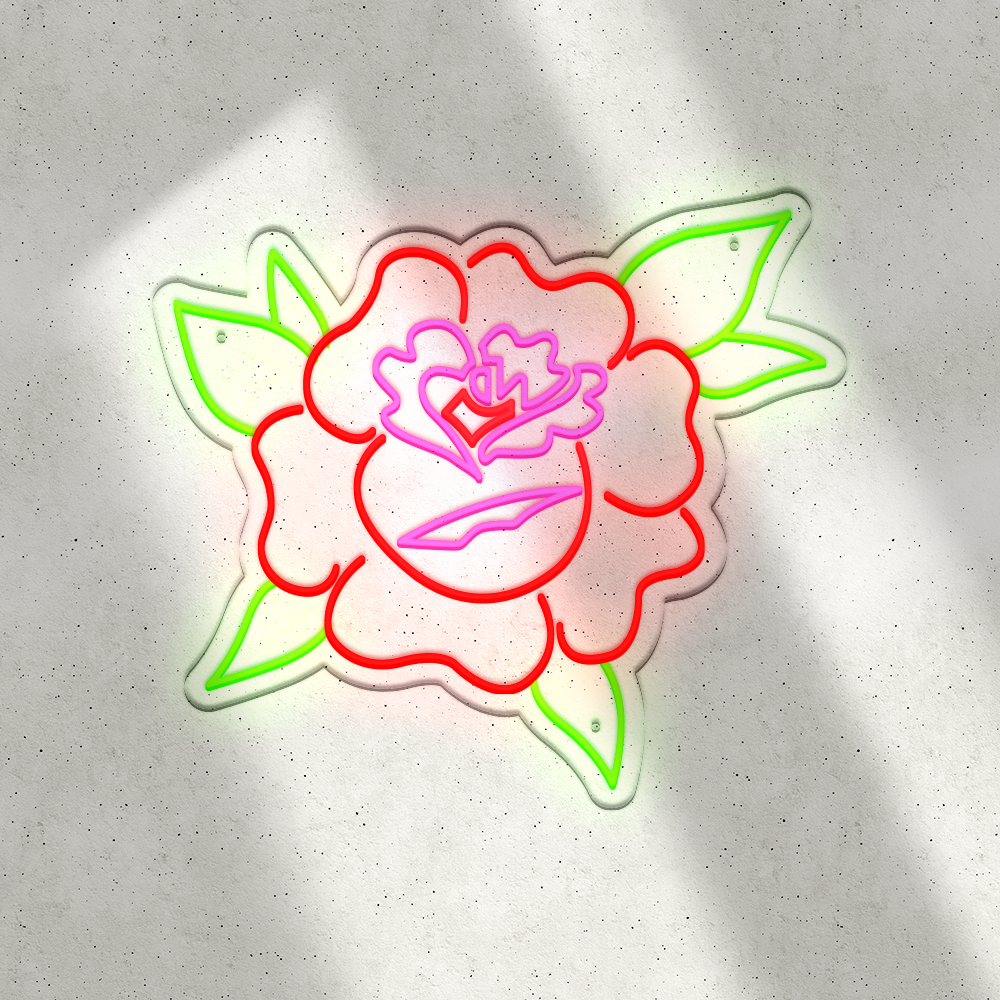 Néon LED mural – ROSE