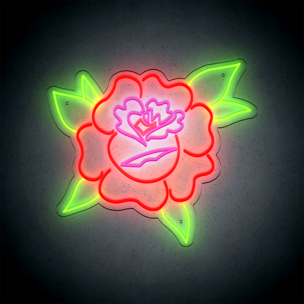 Néon LED mural – ROSE