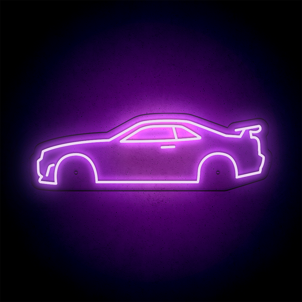 Néon LED mural - NISSAN Skyline R34