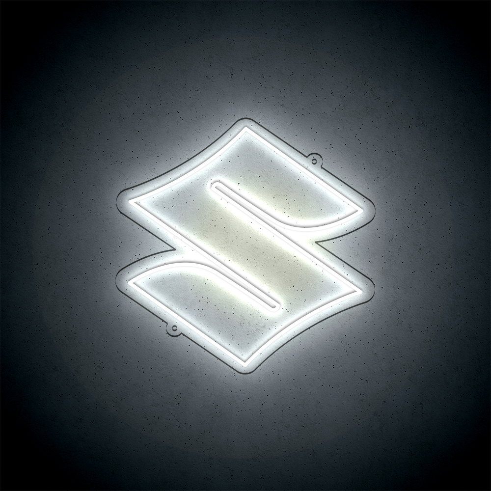 Néon LED mural - Suzuki "S"