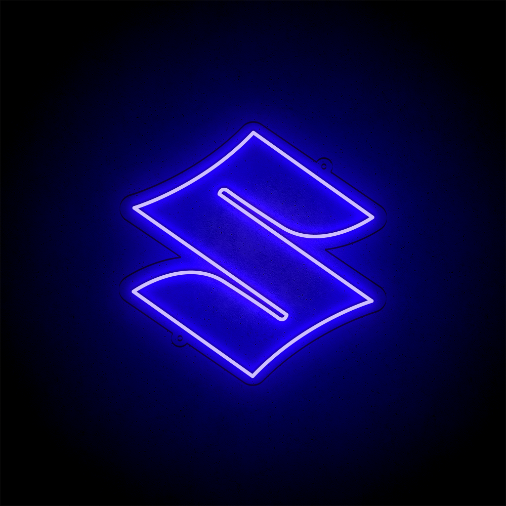 Néon LED mural - Suzuki "S"