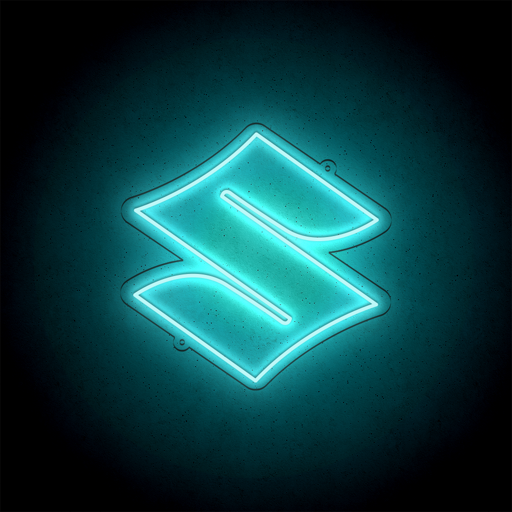 Néon LED mural - Suzuki "S"
