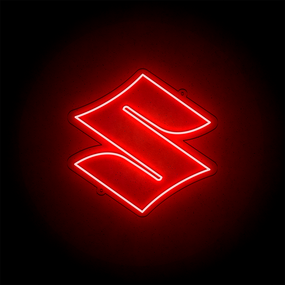 Néon LED mural - Suzuki "S"