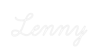 TON NÉON SUR-MESURE : Lenny