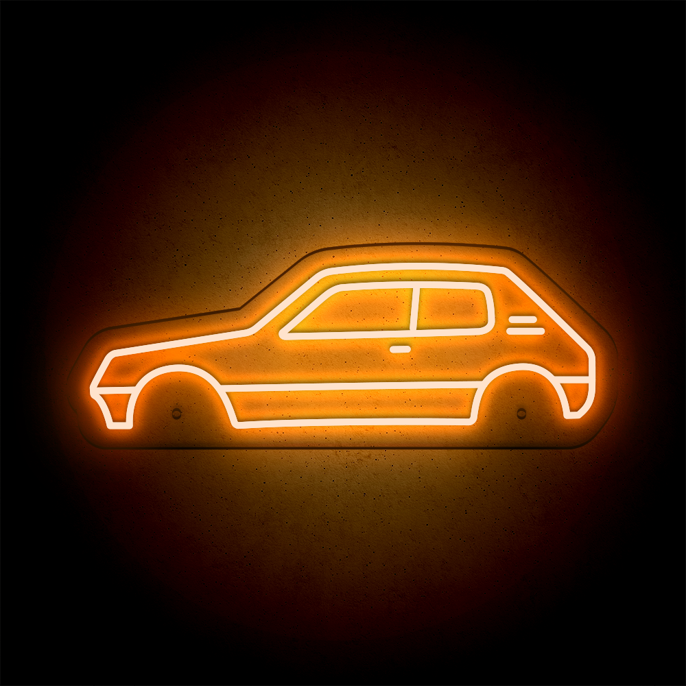 Néon LED mural - PEUGEOT 205 GTI