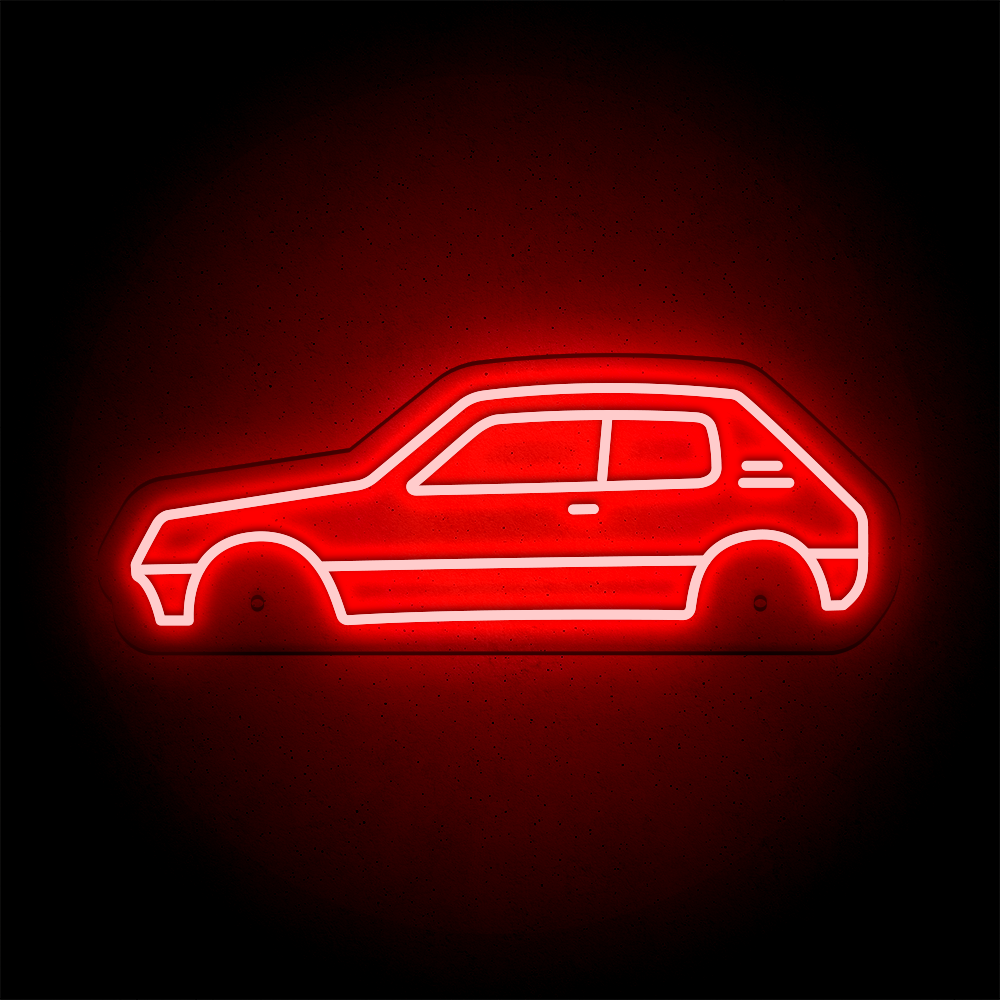 Néon LED mural - PEUGEOT 205 GTI