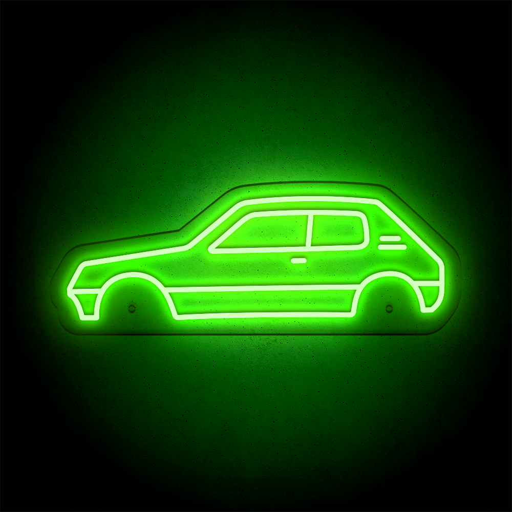 Néon LED mural - PEUGEOT 205 GTI