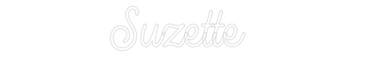 TON NÉON SUR-MESURE  : Suzette