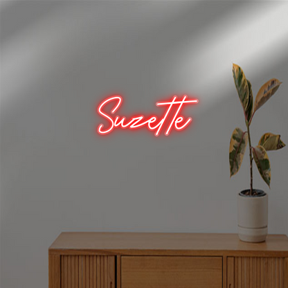 TON NÉON SUR-MESURE  : Suzette