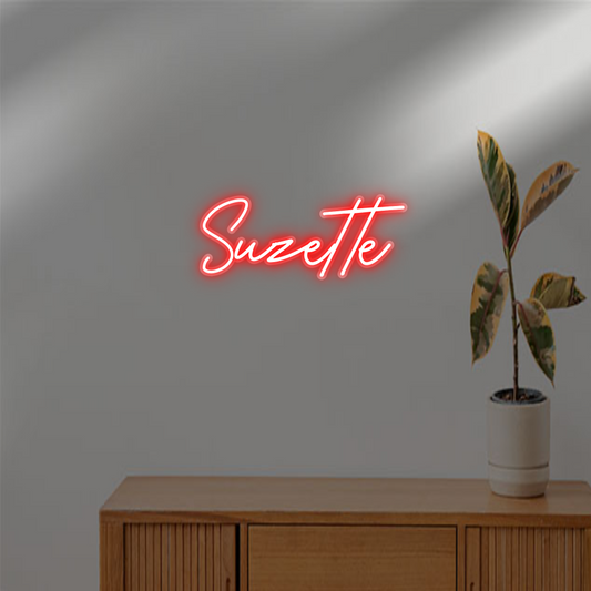 TON NÉON SUR-MESURE  : Suzette