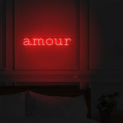 Néon LED mural – AMOUR