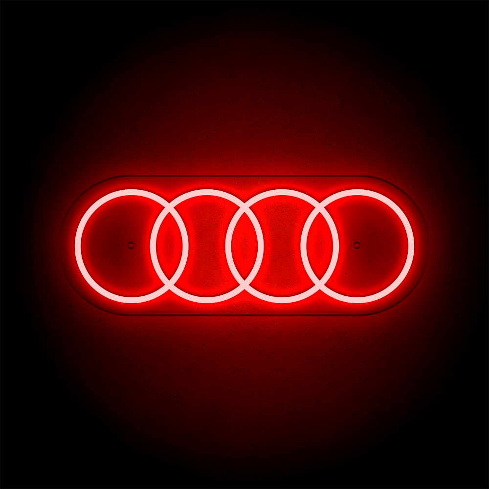 Néon LED mural - AUDI