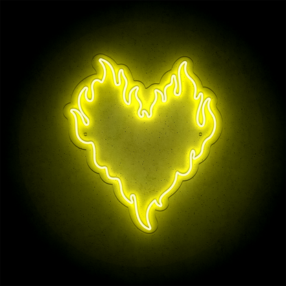 Néon LED mural – COEUR