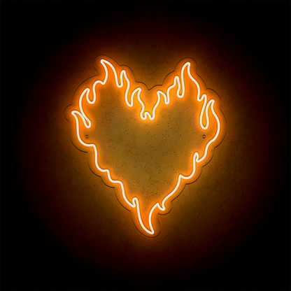 Néon LED mural – COEUR