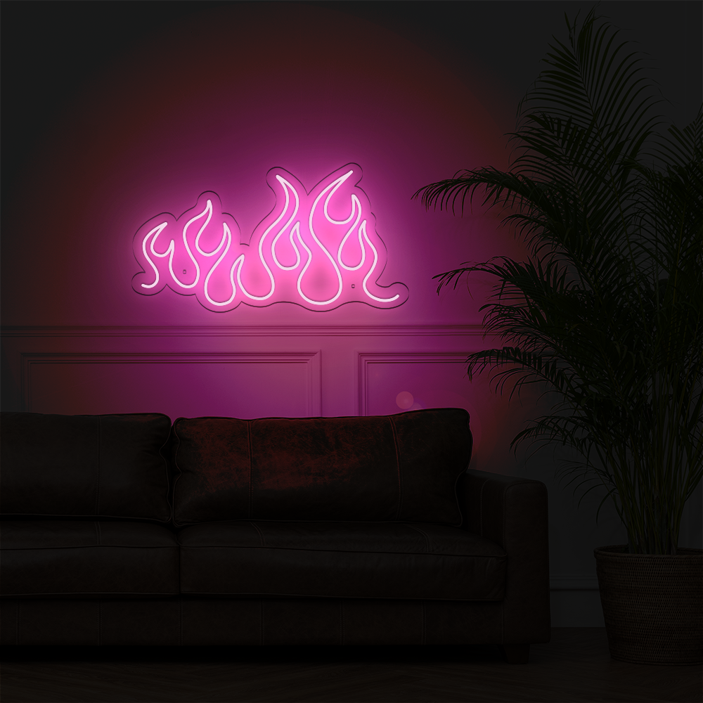 Néon LED mural – FLAMME