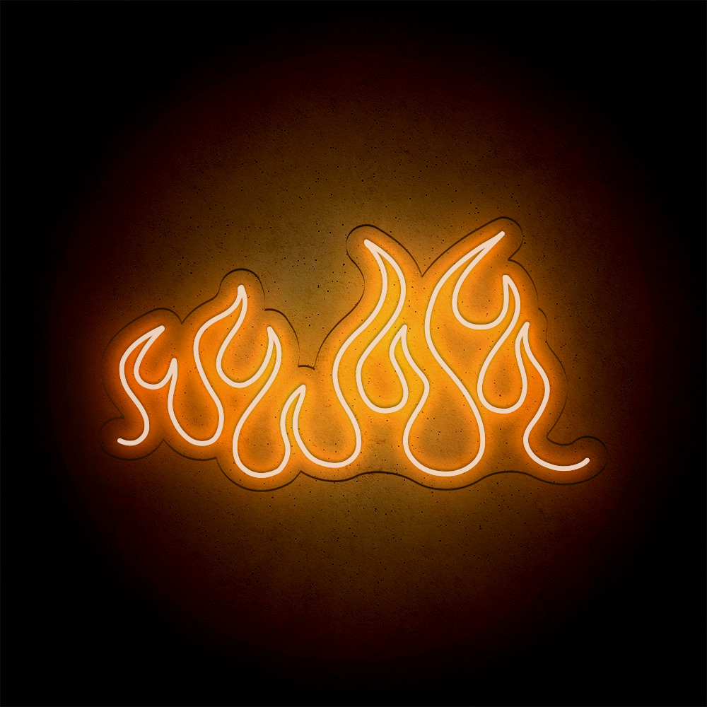 Néon LED mural – FLAMME