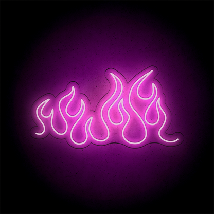 Néon LED mural – FLAMME