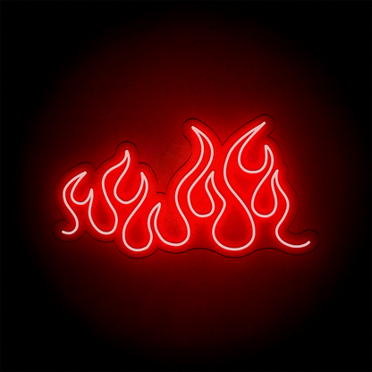 Néon LED mural – FLAMME