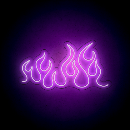 Néon LED mural – FLAMME