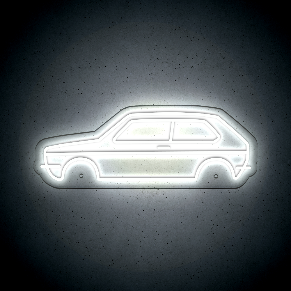 Néon LED mural - VOLKSWAGEN GOLF Mk1