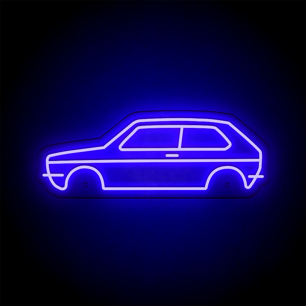 Néon LED mural - VOLKSWAGEN GOLF Mk1