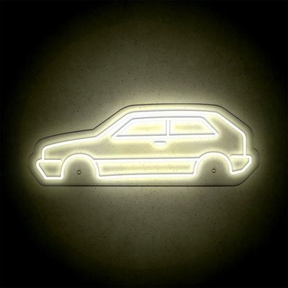 Néon LED mural - VOLKSWAGEN GOLF Mk2