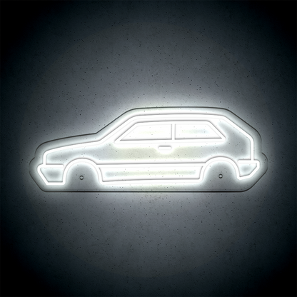 Néon LED mural - VOLKSWAGEN GOLF Mk2