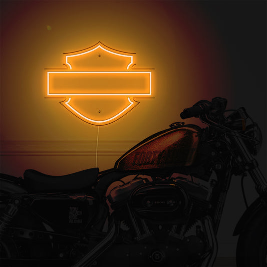 Néon LED mural - HARLEY DAVIDSON Minimaliste